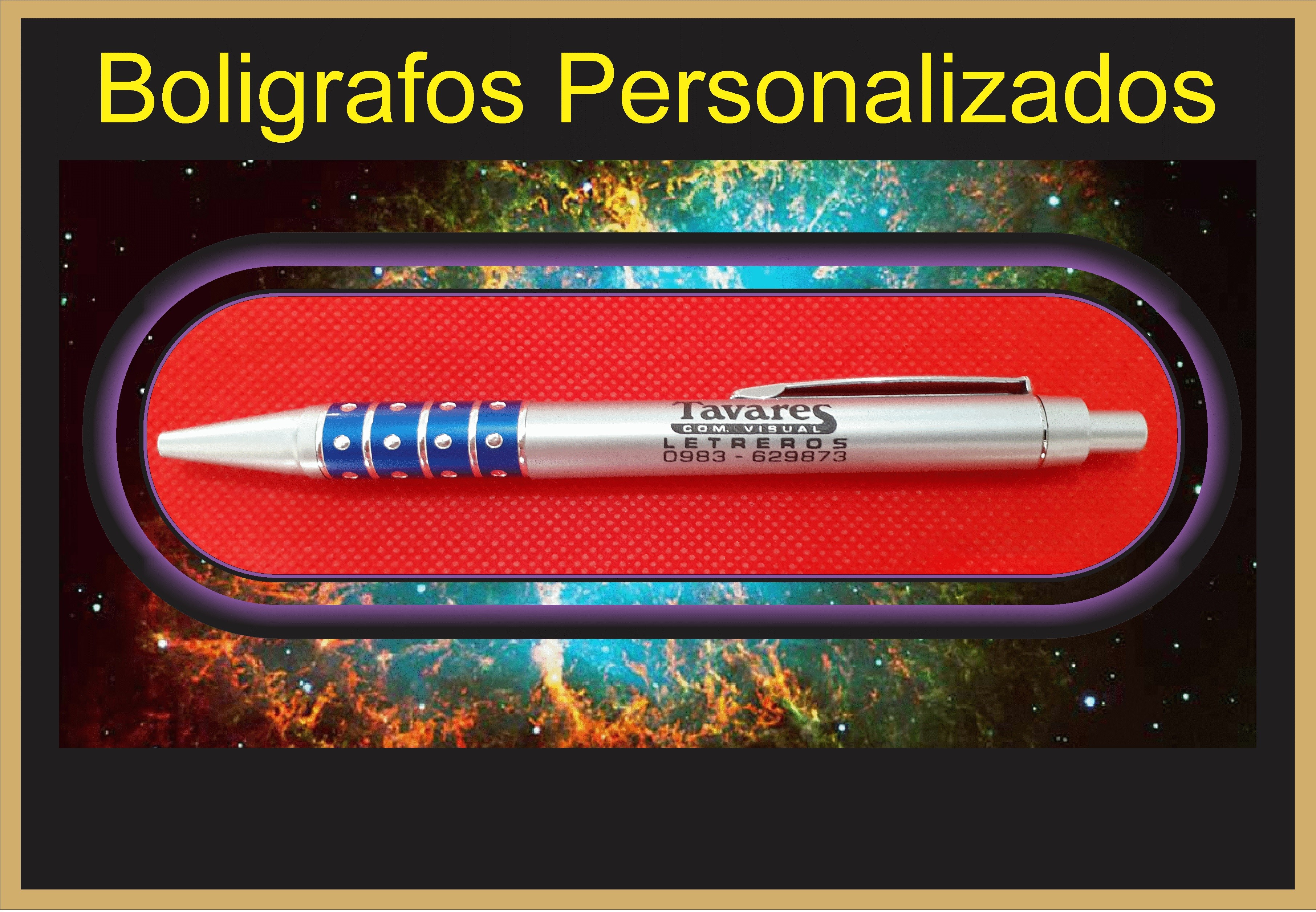 Impresión silk screen por boligrafo